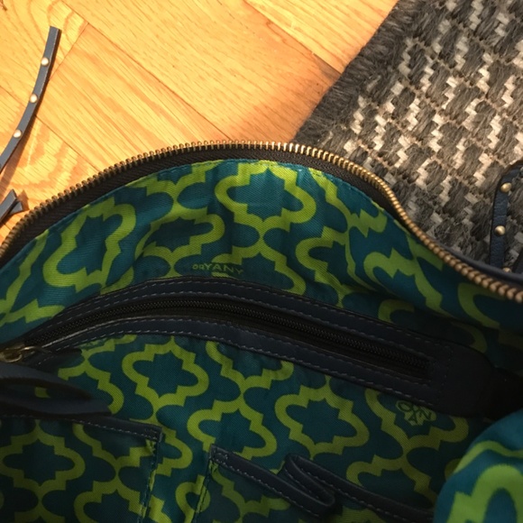 OrYANY Soft Nappa Leather Hobo - Michelle (Marine Blue) - Picture 4 of 9